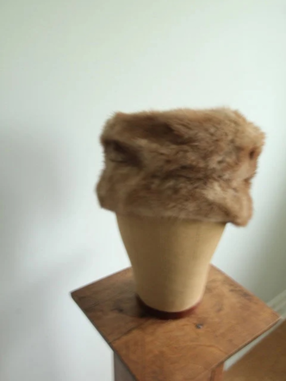 1960's Mink Hat with Satin Bow